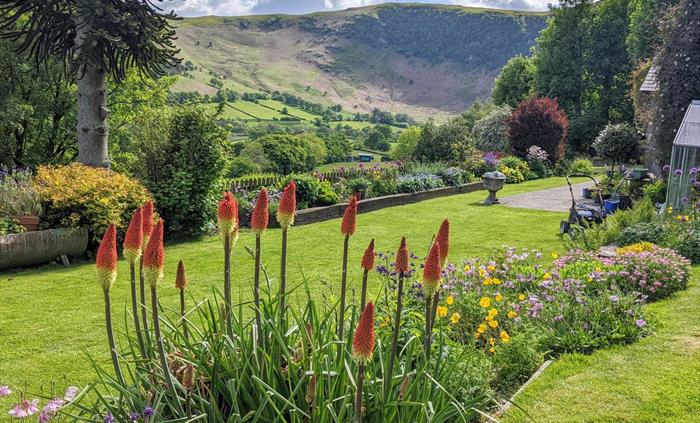 Garden view from Nannerth